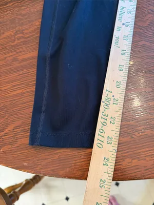 girlfriend collective Black High-Rise Leggings with Logo Tag. No siz tag thumbnail 8