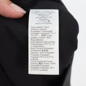 J.Crew Skirt Womens 16 A-Line Mini Black Faux Leather Back Zip Excellent thumbnail 3
