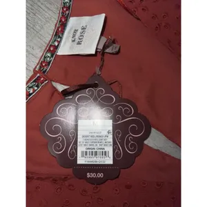Knox rose fall burnt orange dress thumbnail 3