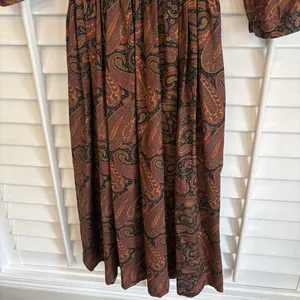 Candace By Ingrid Paisley Midi Dress Size 5/6‎ thumbnail 8
