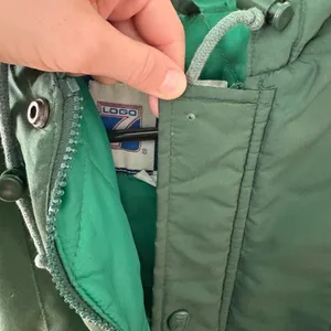 Vintage Logo 7 Packers Puffer Jacket Green Size XL thumbnail 3