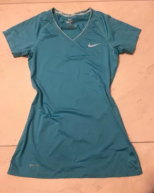 Nike Pro Dri-Fit AthlNike Pro Dri-Fit Athletic T-Shirt Women's Blue Short Sleeve thumbnail 1