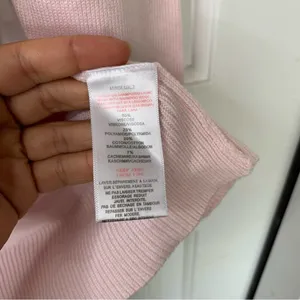 Christian Dior‎ light pink cotton blend sweater cardigan size 4 barbie core thumbnail 3