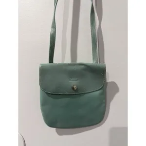 Longchamp‎ Le Pliage Leather Shoulder Bag Crossbody Made In France Vintage L thumbnail 13