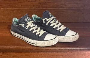 Converse Chuck Taylor All Star Navy Blue Floral Lining Low Top Sneakers thumbnail 1