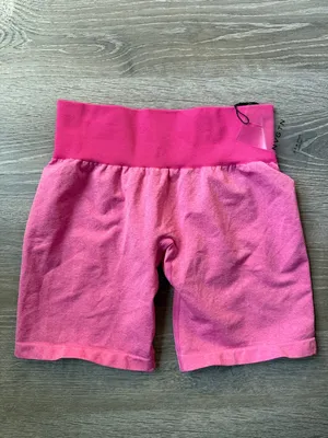NEW NVGTN Bubble Gum Pink Knockout Seamless Shorts Small thumbnail 3