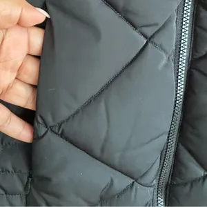 Tommy Hilfiger Black Quilted Vest Jacket Size M thumbnail 7