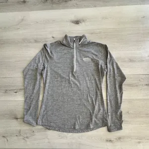 Nike Dri-Fit 1/2 Zip Pullover Marshall University Heather Grey L EUC thumbnail 4