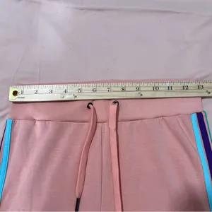 Electric Yoga Sundrop Jogger Pants‎ Womens Size S Pink Rainbow Side Stripes thumbnail 12