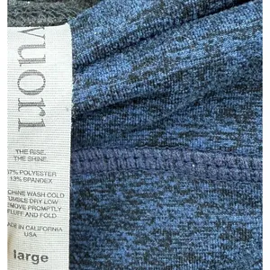 Vuori Size Large Blue Gray‎ Athletic Leggings Athleisure Comfort Casual Workout thumbnail 5