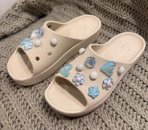 CROCS Classic Platform Slide with Charms thumbnail 1