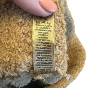 Skims - Cozy Knit Teddy Wide Leg Pants in Camel Sz L/Xl thumbnail 6