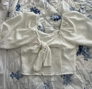altar’d state white top with bow thumbnail 1