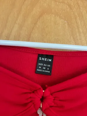 Shein Red Long Sleeve Top thumbnail 3
