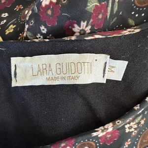 Lara Guidotti Anthropologie Floral silk blend sheer long sleeve dress size M thumbnail 9