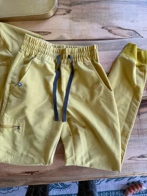 Light Gold FIGS Scrubs Set thumbnail 4