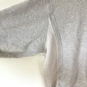 Aerie Gray Oversized Crewneck Sweatshirt Athleisure Loungewear Cozy thumbnail 5