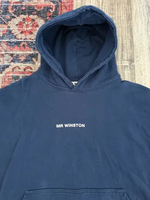 mr.winston navy puff hoodie thumbnail 3