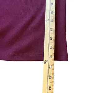 LAUREN RALPH LAUREN Burgundy Red Boat Neck Long Sleeve Cotton Knit Dress - Sz XL thumbnail 15