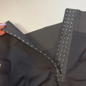 TikTok NWOT Black High Waist Hook & Loop FIRM Shapewear Shorts Lace Trim Plus 3X thumbnail 6