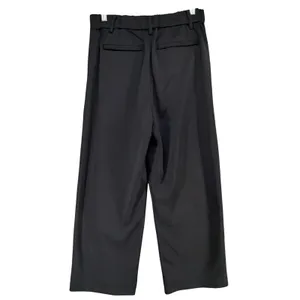 Cuts Clothing Essential Pant S Short Black Pleated Wide Leg Business Trouser NEW thumbnail 4