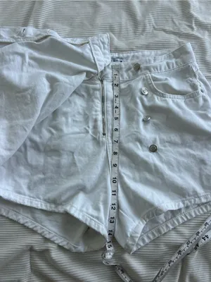 White High-Rise Button-Front Women’s Skort thumbnail 7