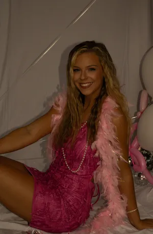 Lulus Making Magic Hot Pink Fringe Lace-Up Mini Dress thumbnail 4