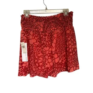 NWT Kensie Elastic Waist Skirt Size M Tall Beach Coral thumbnail 5