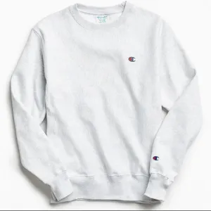 Champion reverse weave light grey crewneck thumbnail 1