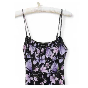Princess Polly Women’s Black & Purple Floral Print Sleeveless Midi Dress Size 4 thumbnail 11