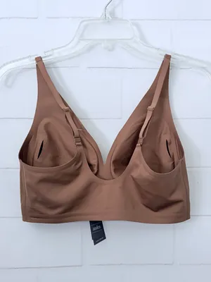 Auden Luxury Collection Unlined Longline Plunge Bralette Size Small NWT thumbnail 4