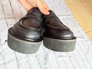 The Free People Decker Platform Penny Loafers 38.5 Grunge PreppyWhimsigoth thumbnail 4