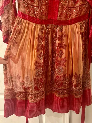 Chaudry Anthropologie Beaded With Slip Dress thumbnail 3