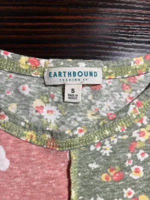 Green and Pink Floral Baby T thumbnail 4