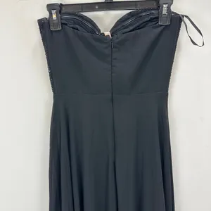 Lulus Remember This Moment Black Rhinestone Strapless Maxi Dress Formal XS NWT thumbnail 8