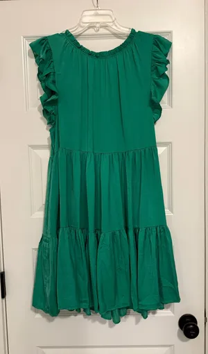 Emerald Green Pants Store Dress thumbnail 1