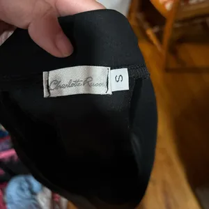 Charlotte Russe Black Midi Dress Strapless thumbnail 2