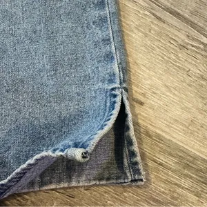 Denim & Co. Button-Up Denim Shirt Medium Cotton Blend Classic Western Retro thumbnail 6