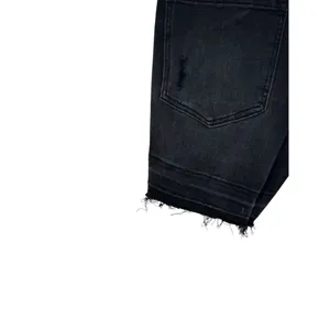 Vervet Women's Shorts Rebecca High-Rise‎ Raw Hem Bermuda Denim Black Sz. XS NWT thumbnail 9