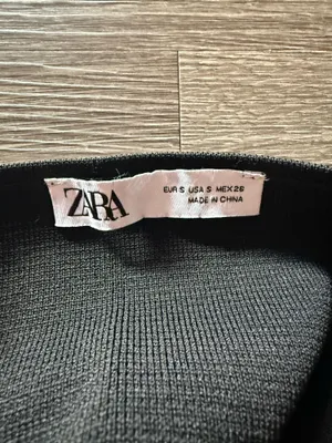 ZARA Black Sweetheart Top Neckline thumbnail 3