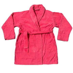VTG Victoria's Secret Pink Heavy Terry Cloth‎ Blingy bath robe Good Girl Y2K thumbnail 1