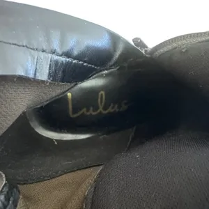 Lulu's Essex Olive faux Suede Midi Calf Boot size‎ 6 thumbnail 8