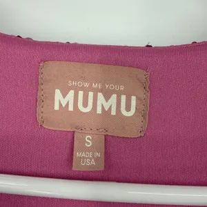 Show Me Your Mumu Party Hop Dress S Purple Sequin Long Sleeve Mini Cocktail thumbnail 5