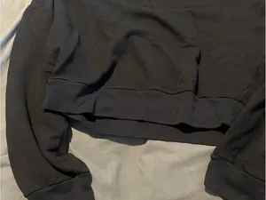 Reformation jeans cropped black sweatshirt small thumbnail 8