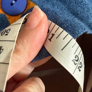 90s Vintage Handmade Patriotic Sewing Kit Vest with Embelishment | Large thumbnail 7