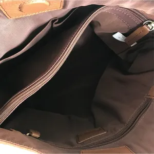 KOOBA Handcrafted Pebbled Leather Saddle Slouchy Shoulder Tote Bag Brown Timeles thumbnail 6