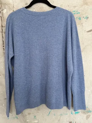 J Crew Cashmere Crewneck Boyfriend Sweater thumbnail 4