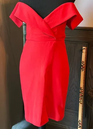 Chrissy Teigen X Revolve sexy red dress size xs​ EaiC thumbnail 1