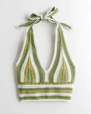 Hollister Crochet Halter Top thumbnail 2