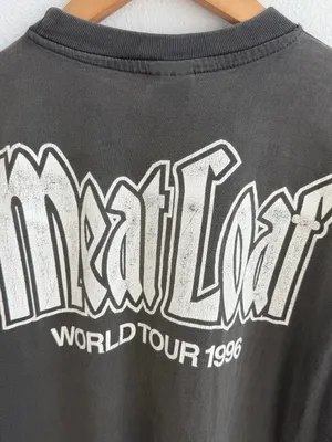Vintage Meatloaf Bat Out of Hell World Tour Men's Graphic T-Shirt 90s thumbnail 10